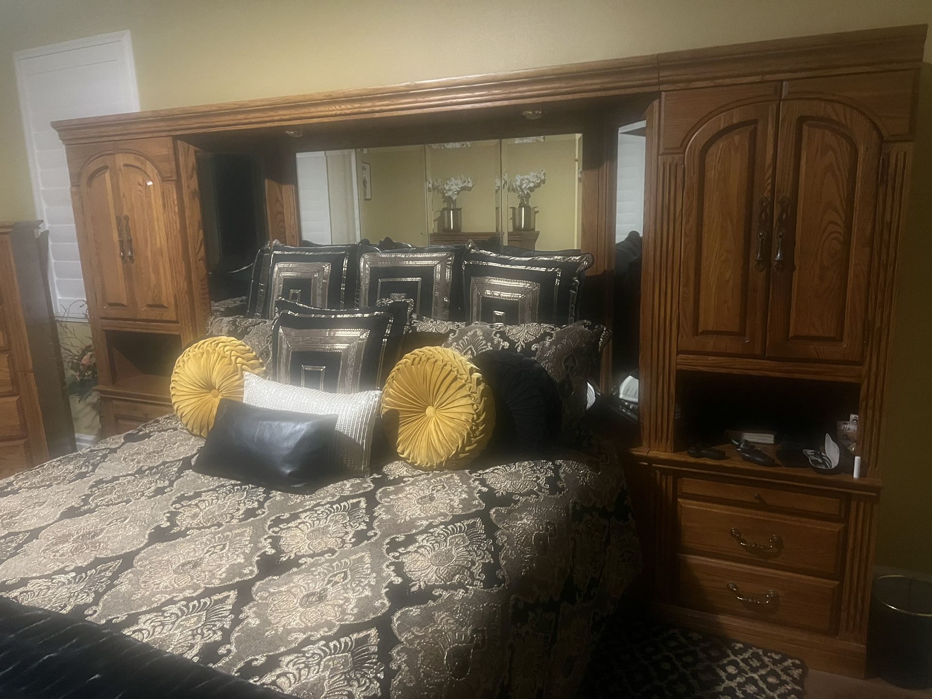 Antique Oak Bedroom Set