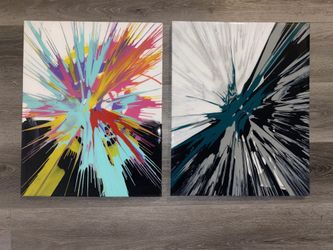 12x16 abstract spin art!!