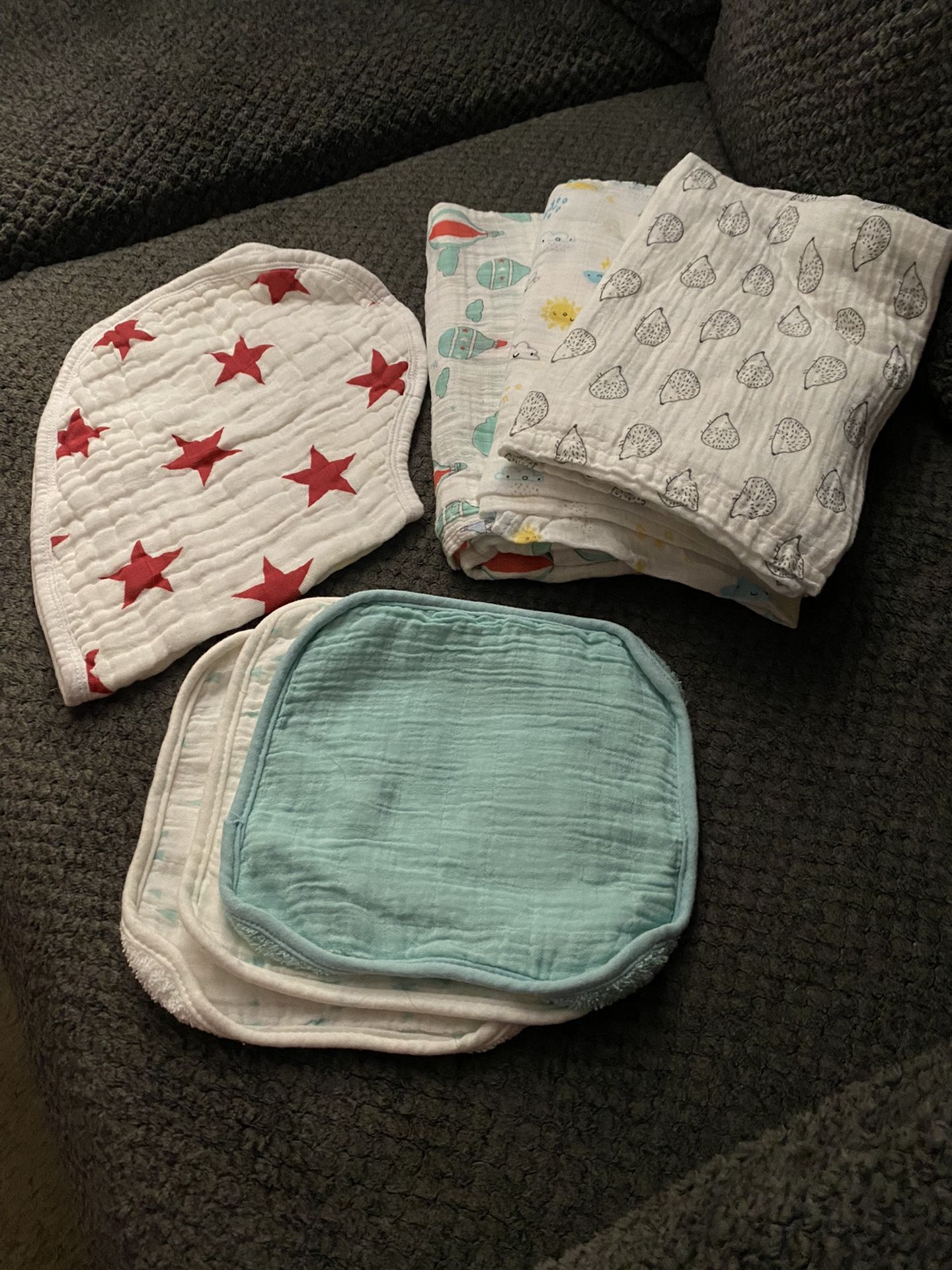 Baby Towels, Wash clothes, And Burb Cloths