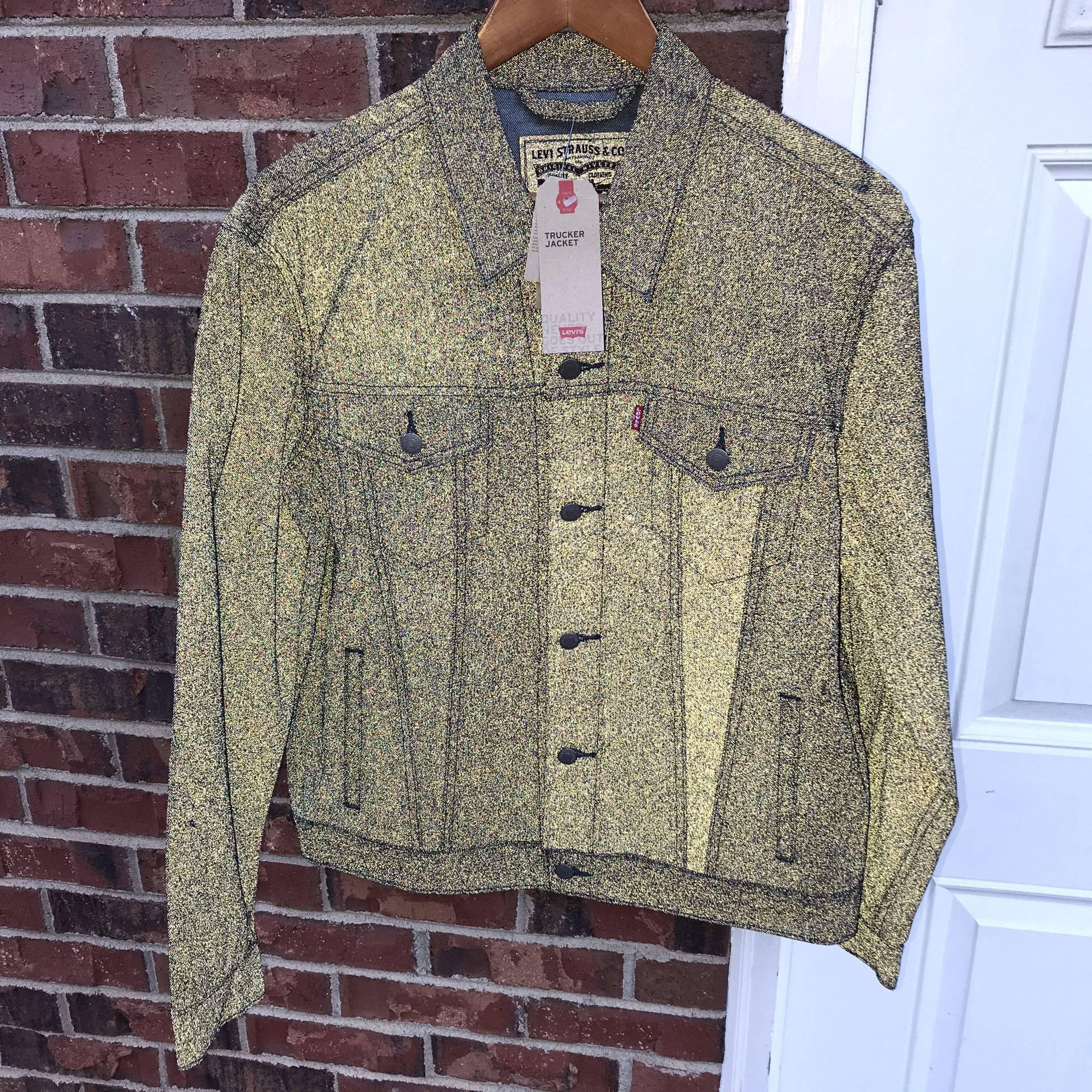 3M REFLECTIVE DENIM LEVIS TRUCKER JACKET