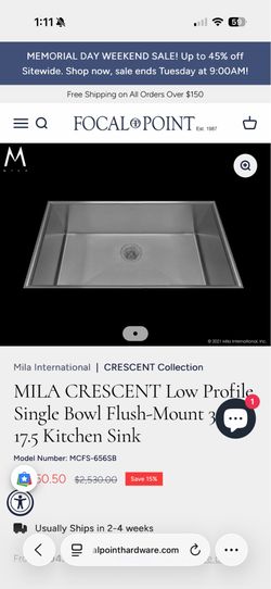Mila sink