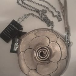 Mini Rose Wristlet Bag