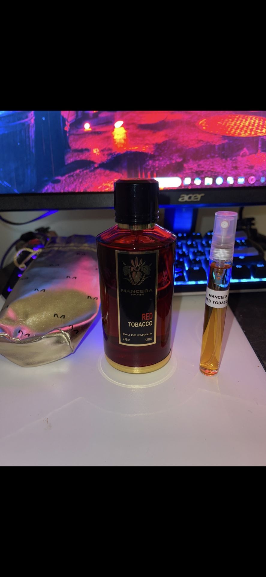 Mancera Red-Tobacco 120ml/4FLoz + Free 10ml Sample