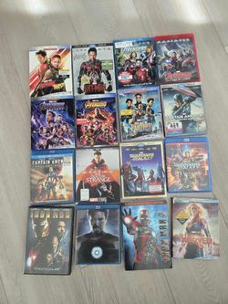 Spider-Man And Marvel MCU Blu-rays And DVDs 