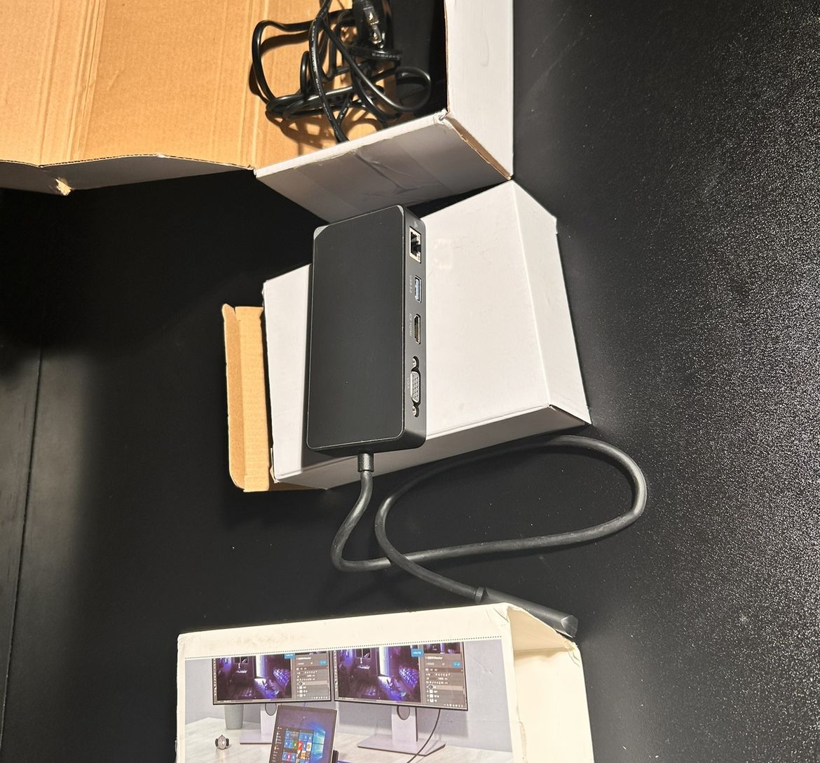Surface Dock, Microsoft Surface Docking Station, Surface Triple Display (4K HDMI +VGA) Dock, Surface pro Accessories for Surface Pro 11/10/9/8/X/7/6/5