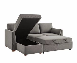 Sleeper sofa with storage