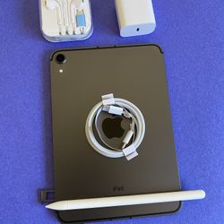 Apple Ipad Mini 6th Generation (2021/ 8.3” Liquid Retina ) 64GB WiFi + cellular (5G Unlocked) with pen, case & Accessories (256GB $569) 