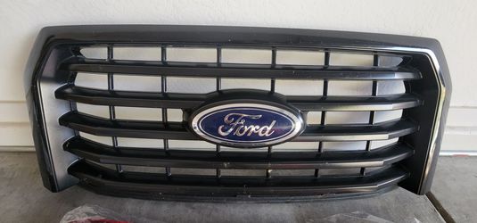 Ford OEM front grill, front door twin turbo plates and rear brake
