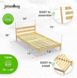 Twin bed frame