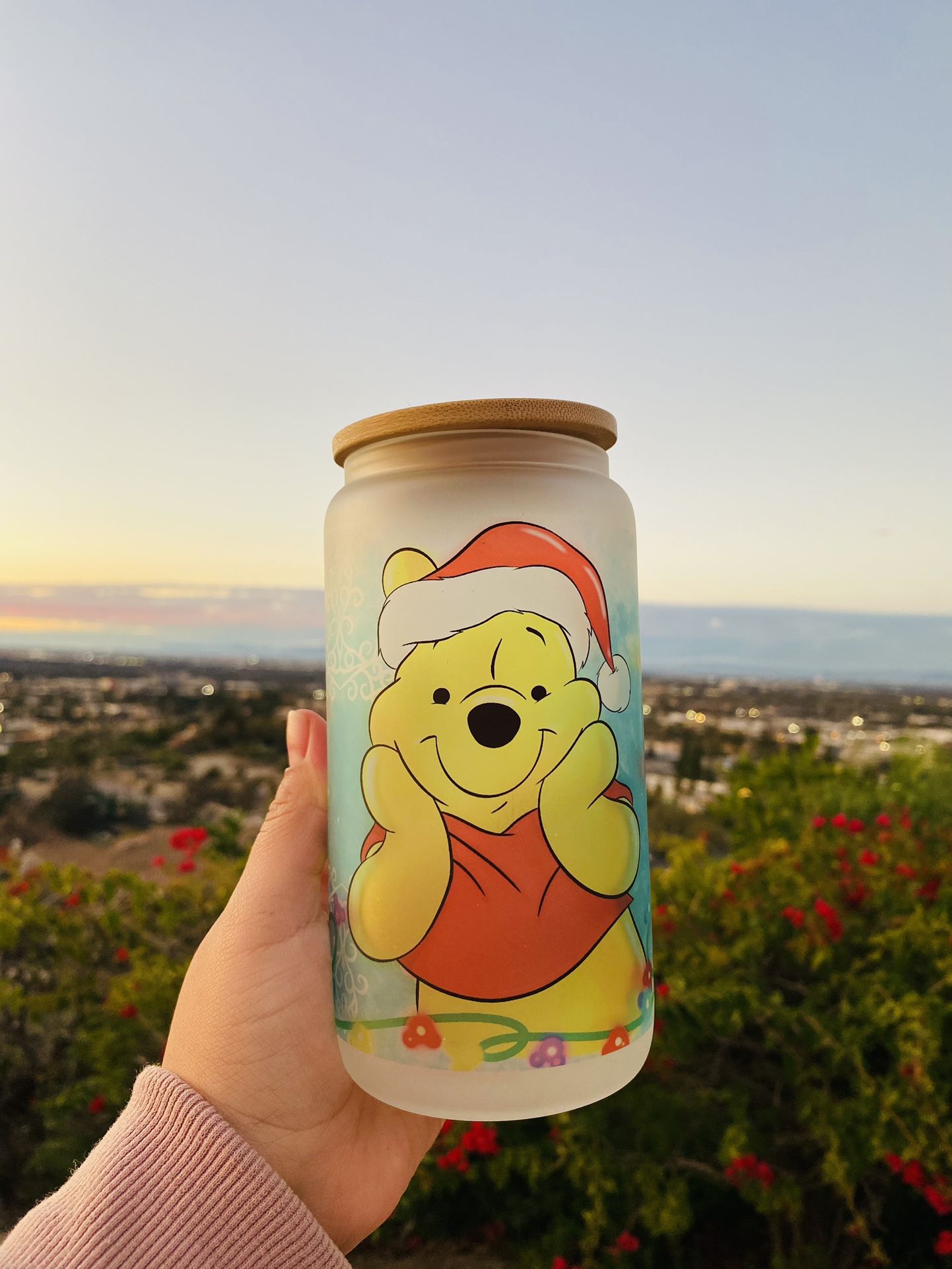 Winnie The Pooh Glass Cup