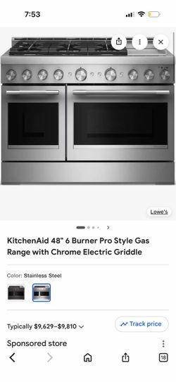 New gas stove 48