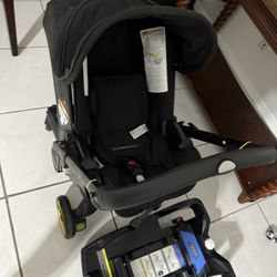 Doona Car Seat And Stroller Midnight Edition 