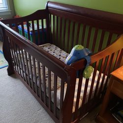 Crib And Changing Table