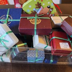 Entire Box Of Little Present Gift Boxes Jewelry Box 