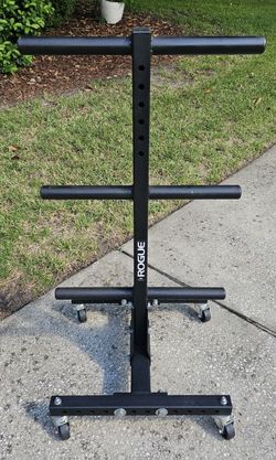 Rogue Vertical Bumper Plate Tree Storage Holder

Plate tree includes wheels. Retail is $300+. I'm also selling other items. 

Rogue Vertical Plate Tre