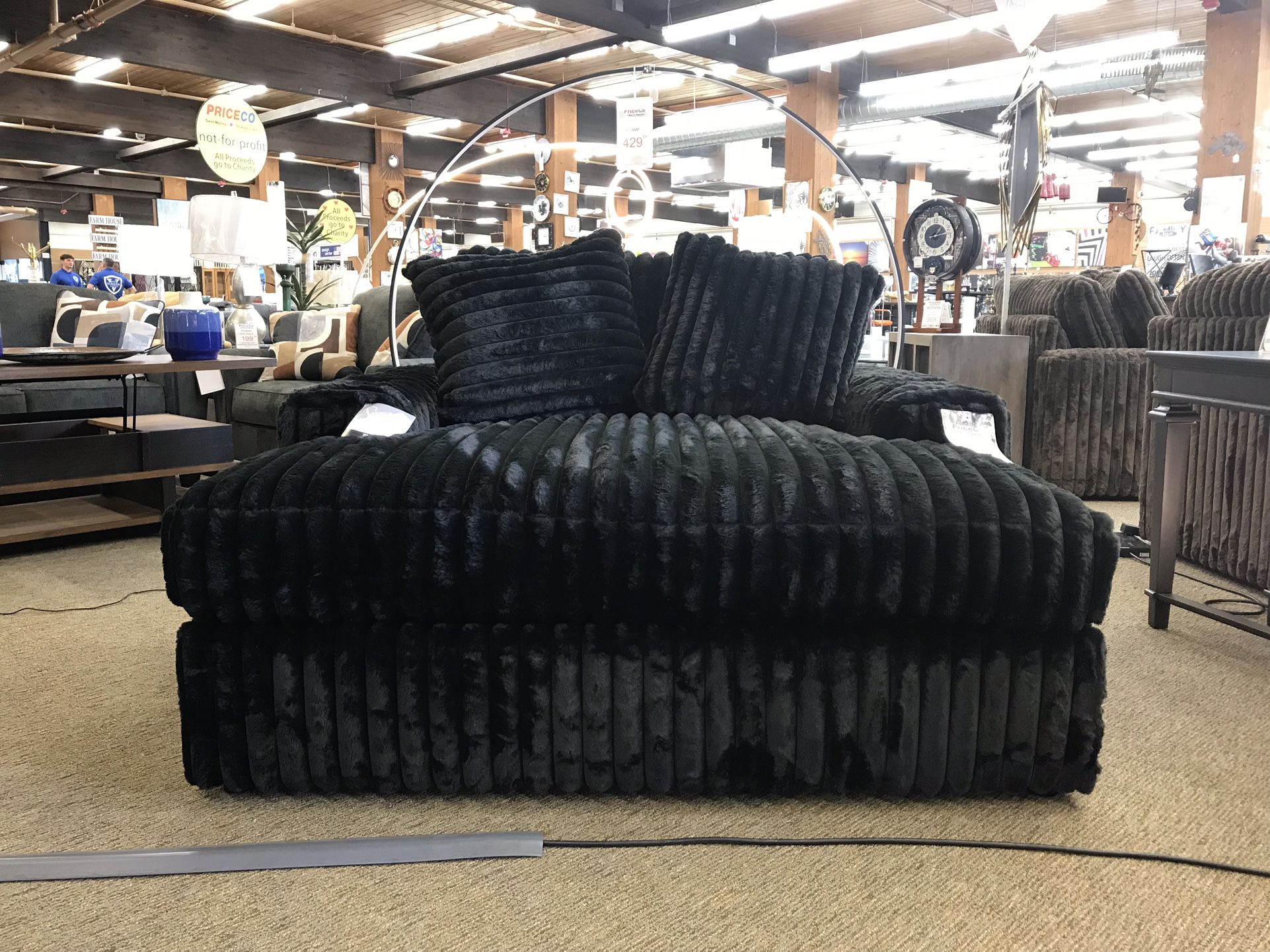 Luxe Oversized Chaise Lounge