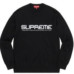 Supreme Split Logo Pullover Size: M