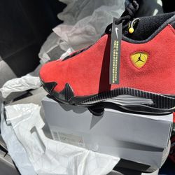 Jordan 14’ Ferrari Red