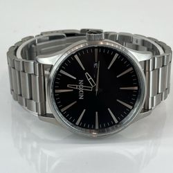 Nixon The Sentry SS Black Sunray Never Be Late