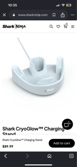 Shark cryo glow mask stand )