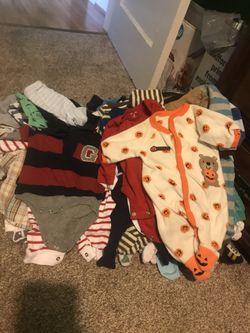 Baby clothes NB.-6 months Over 100 pcs $30