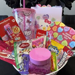 Hello Kitty Valentine's Basket 