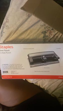 1 touch 3 hole punch
