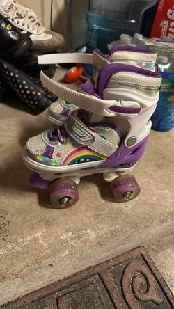 4 Wheel Girl Rainbow Skates