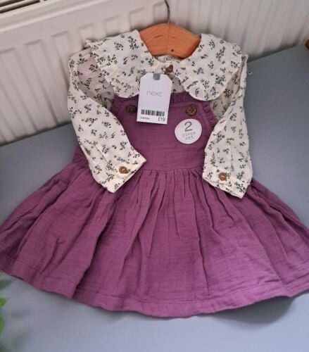 Baby Girl 3-6 Months BNWT NEXT Waffle Dress Set