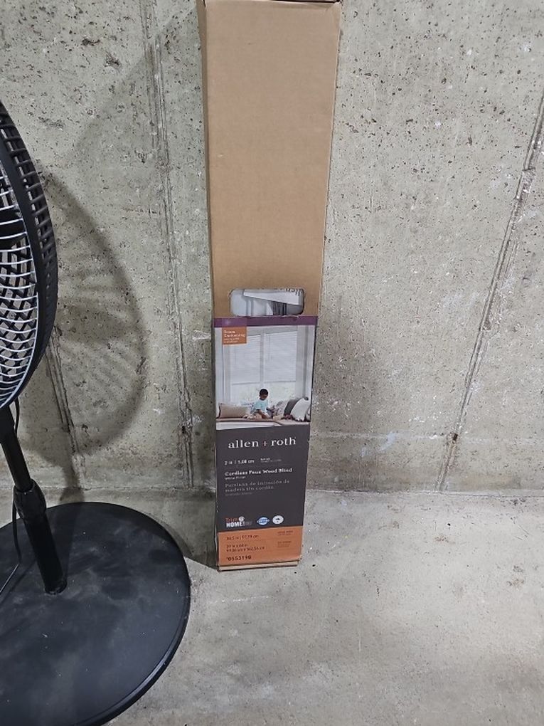 Allen Roth White Blinds