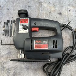 SKIL Auto-Scroll/Vari-Orbit Jig Saw -4395- VG Condition, 4 Orb Settings, Blades, Blvd Wrench, 8’ Cord.