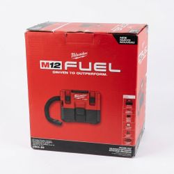 New Milwaukee M12 FUEL 0960-20 Wet/Dry Vacuum