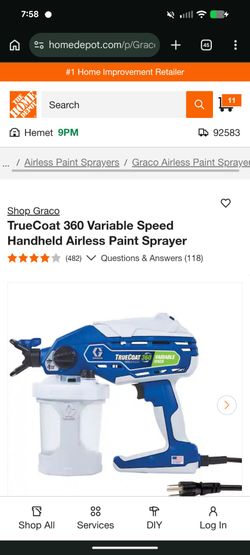 Paint gun sprayer