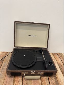 Crosley Bluetooth Portable Suitcase Turntable Vinyl LP Record Player CR8005A-TW