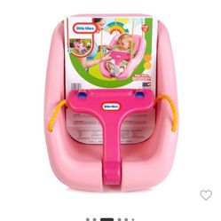 The Little Tikes 2-in-1 Snug ’n Secure Swing in Pink