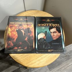 James Bond Timothy Dalton DVDs (2) (New)