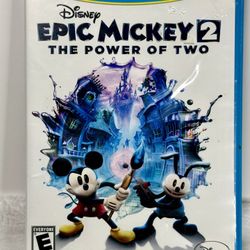 Disney Epic Mickey 2 The Power of Two Nintendo Wii U Complete Tested Game
