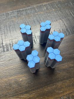 6 hexagon block abtractive art toy