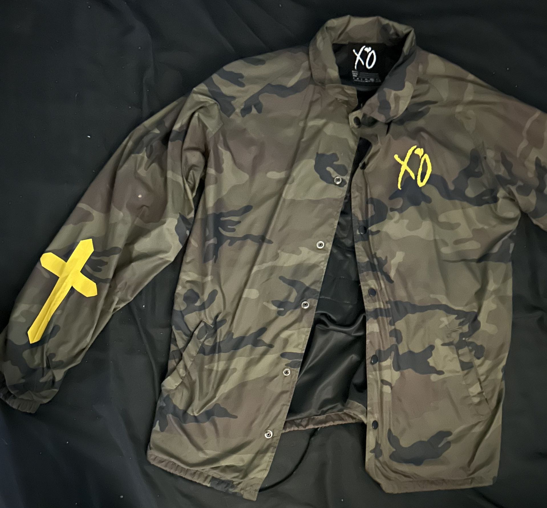 The Weeknd Camo Jacket “If It Ain’t XO Then It Gotta Go”