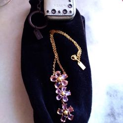 Coach Necklace And Photo Key Chain