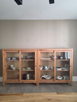 Glass cabinet sliding door
