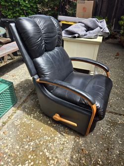 La-Z-Boy leather recliner