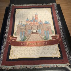 Disneyland Castle Afghan Throw