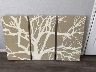 3 piece wall art