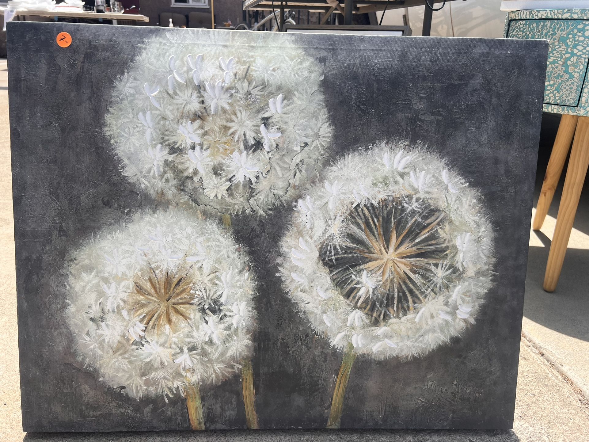 Dandelion Canvas Art