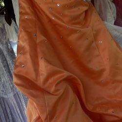 Orange Prom Dress