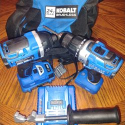 Cordless Drill and Impact With All Sorts Of Drill Bits/Battery Jumper With USB Charger 