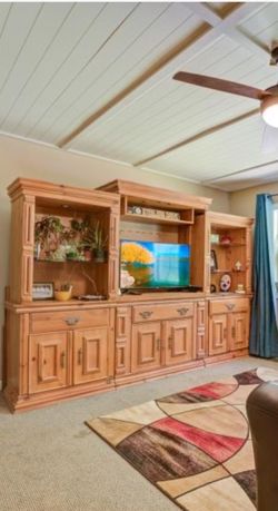 Wood Entertainment center