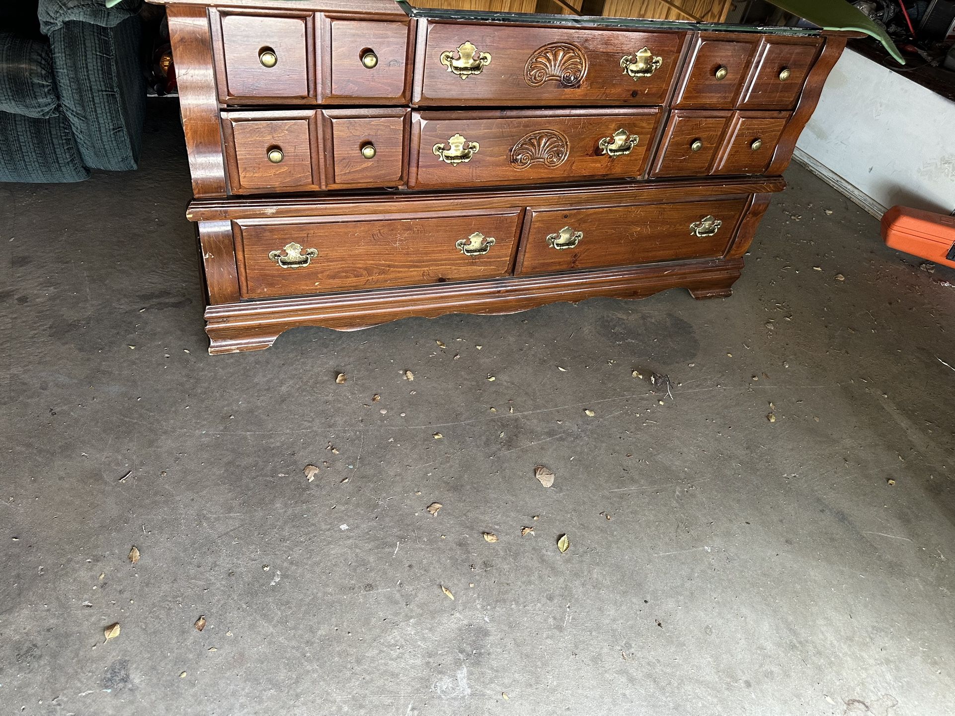 Nice Dresser With It’s Mirror