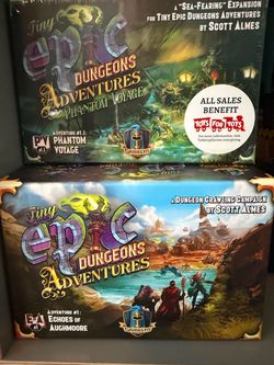 Board game : Tiny Epic Dungeons Adventures board game + expansion